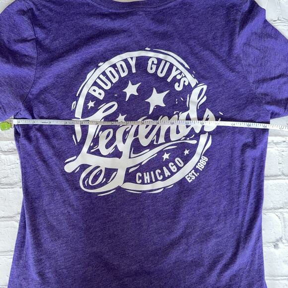 Women’s Concert Tshirt Buddy Guy Legends 2017 Autographed Purple - Picture 8 of 8